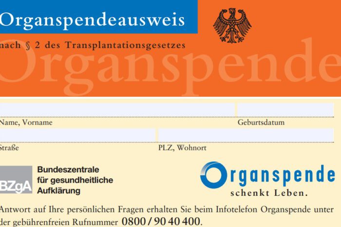 Informationsveranstaltung zum Thema Organspende für die Q1